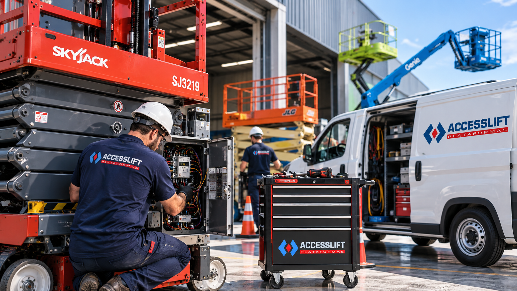 Assistência técnica para plataformas elevatórias